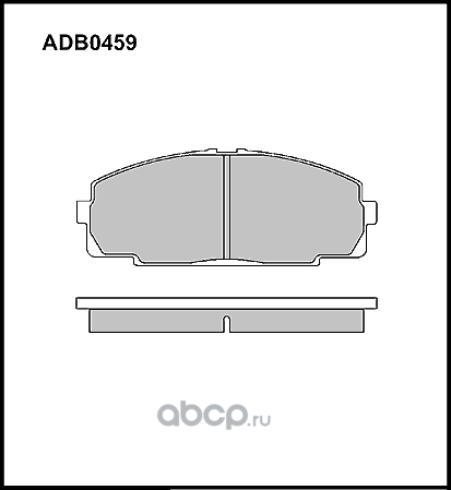 Колодки тормозные TOYOTA Hiace (04-) передние (4шт.) ALLIED NIPPON. Артикул ADB0459