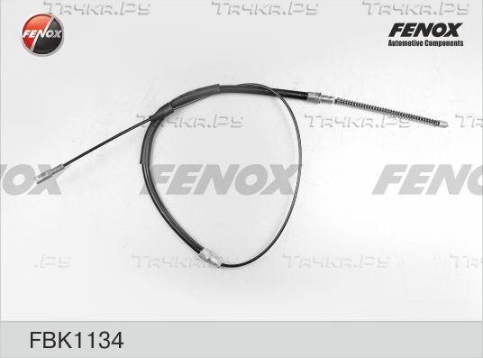 Трос ручника (тросик ручного тормоза) Fenox. Артикул FBK1134