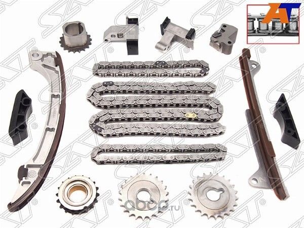 Комплект для замены цепи ГРМ TOYOTA 1GR-FE 03-07 Комплект ГРМ TOYOTA 1GR-FE 03-07 (SAT). Артикул TKTY210A