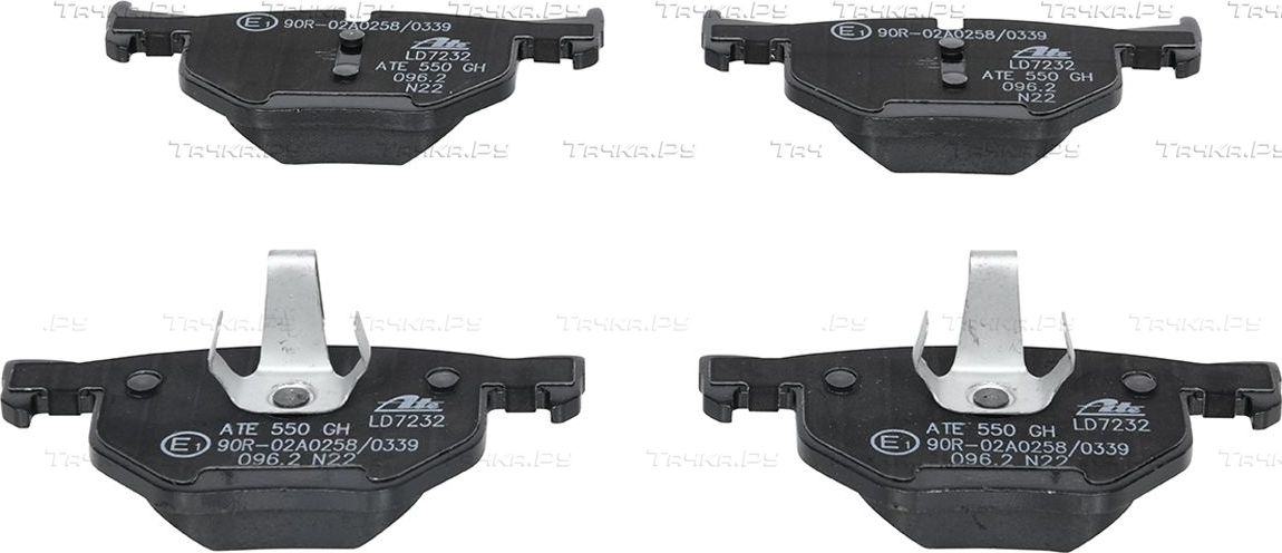 Тормозные колодки ATE Ceramic задние для BMW X6 I (E71) 2010-2014. Артикул 13.0470-7232.2