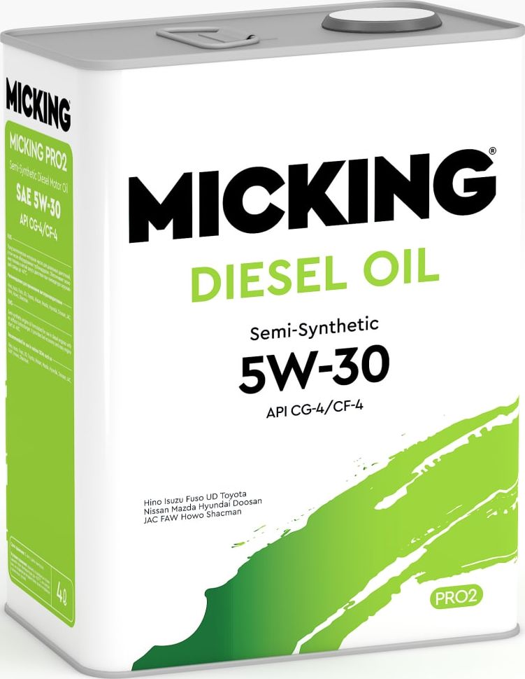 Масло моторное Micking Diesel Oil PRO2 5W-30 CG-4/CF-4 s/s 4л.. Артикул M1212