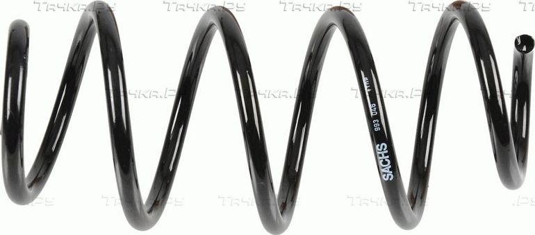 Пружина подвески SACHS передняя для Volkswagen Golf V 2004-2008. Артикул 993 046
