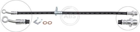 Тормозной шланг ABS задний левый для Honda Insight II 2009-2014. Артикул SL 1271