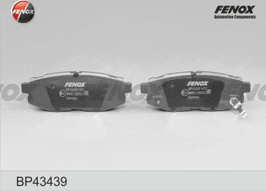 Тормозные колодки Fenox. Артикул BP43439