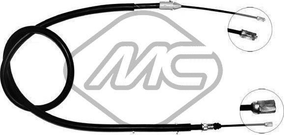 Трос ручника (тросик ручного тормоза) Metalcaucho. Артикул 80373