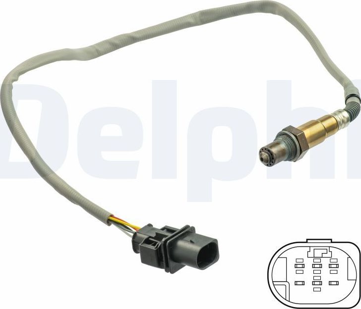 Лямбда-зонд (кислородный датчик) Delphi. Артикул ES21065-12B1