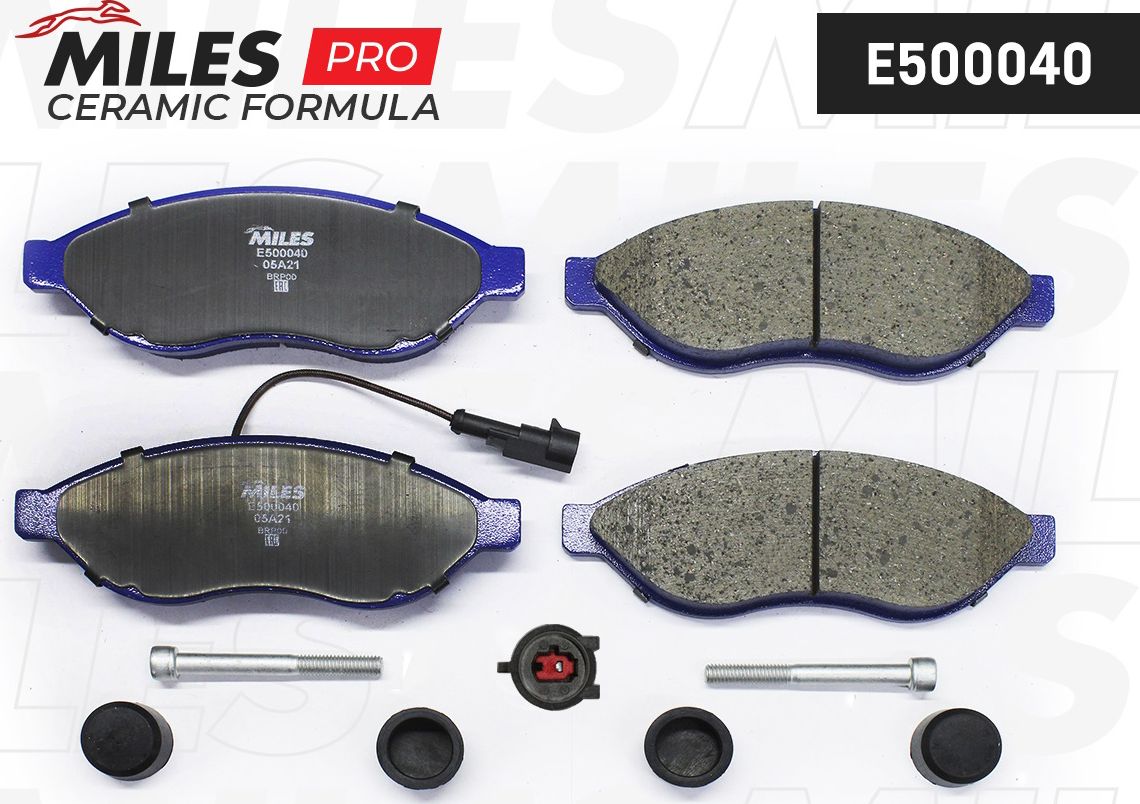 Тормозные колодки Miles (Керамика). Артикул E500040
