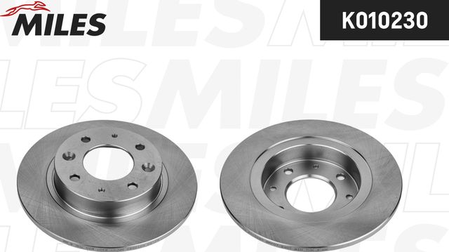 Тормозной диск Miles задний для Kia Clarus II 1998-2001. Артикул K010230