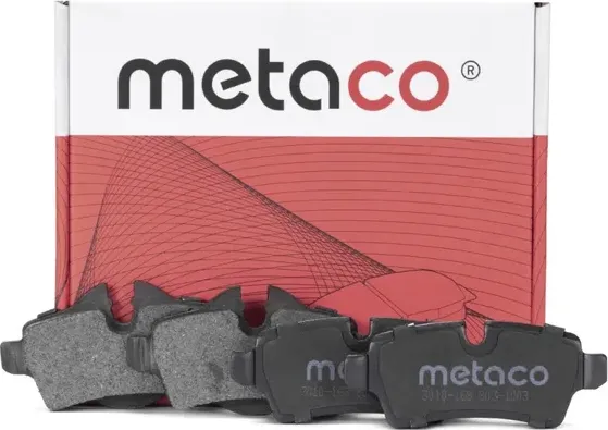 Колодки тормозные задние дисковые к-кт (Metaco). Артикул 3010168