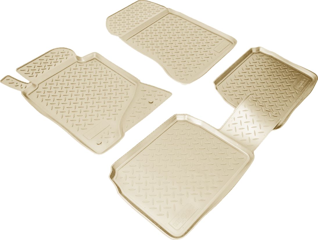 Коврики Норпласт для салона Mercedes-Benz E-Класс W124 1984-1995 Бежевые. Артикул NPL-Po-56-80-B