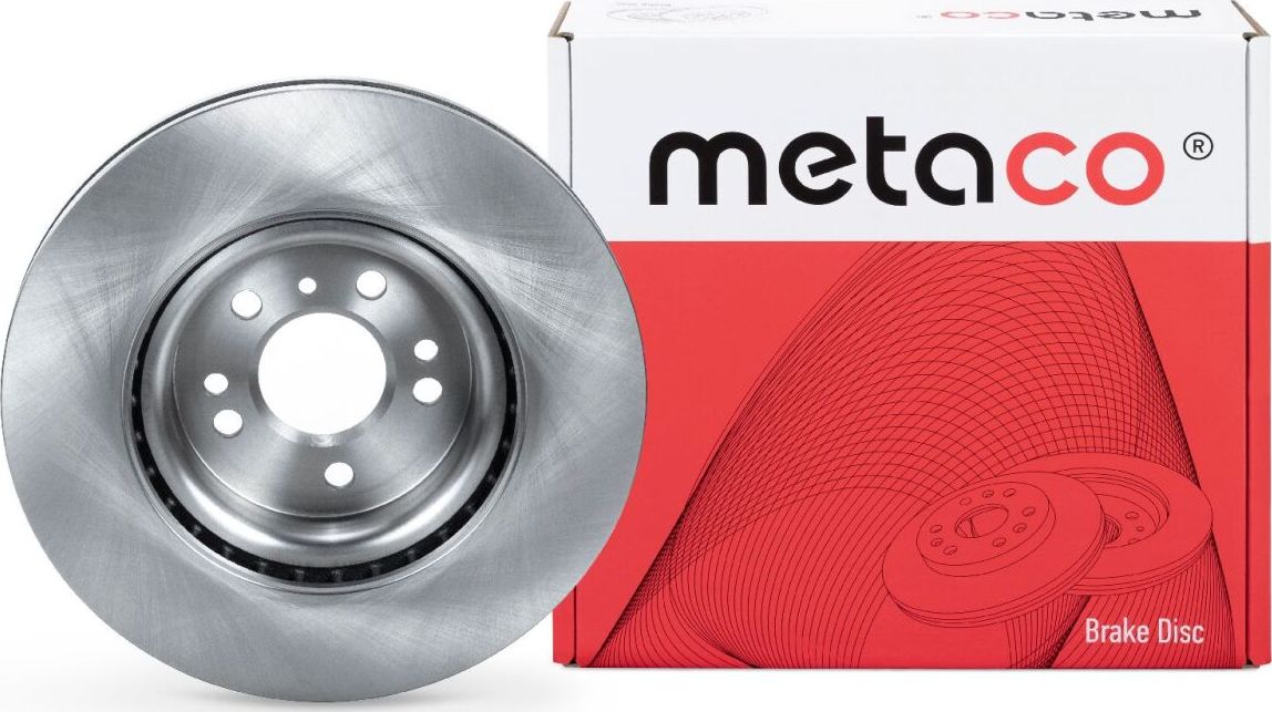 Диск тормозной передний вентилируемый (Metaco). Артикул 3050315
