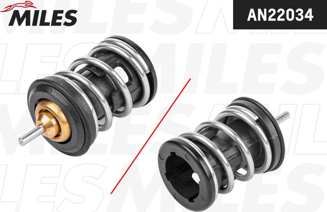Термостат Miles для Volkswagen Golf VII 2014-2026. Артикул AN22034