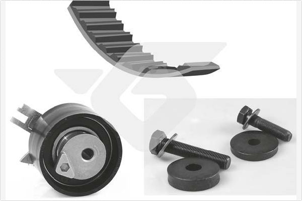 Ремень ГРМ с роликами (комплект) Hutchinson для Nissan Micra K12 2003-2010. Артикул KH 101