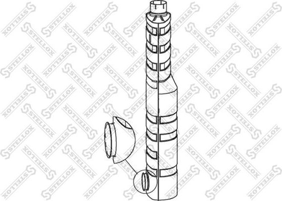 Глушитель Stellox для Volvo  FM7 1998-2001. Артикул 82-03076-SX