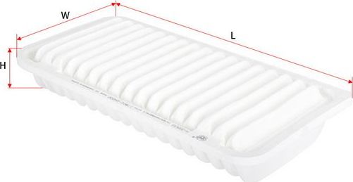 Воздушный фильтр Sakura для Toyota Yaris II 2005-2012. Артикул A-33930