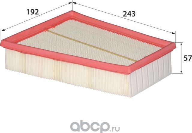 A-118E 82 00 261 781 (фильтр воздушный) (RB-Exide). Артикул A118E