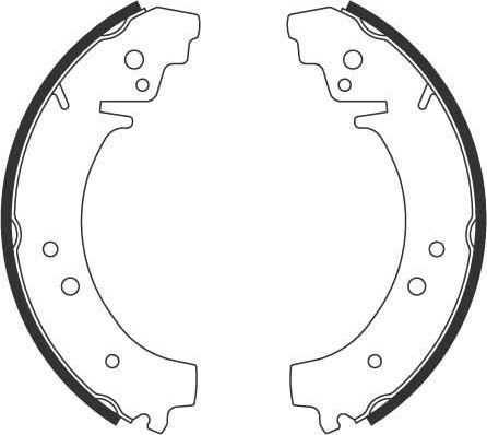 Тормозные колодки TRW задние для Fiat 238 1977-1981. Артикул GS8222