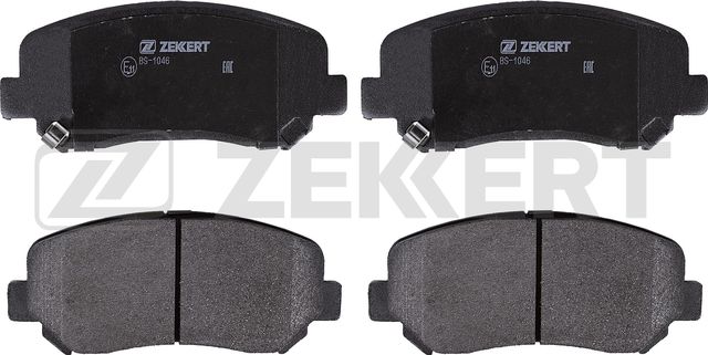 Тормозные колодки Zekkert передние для Geely Atlas I 2018-2026. Артикул BS-1046