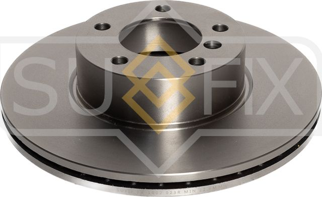 Диск тормозной передний правый/левый BMW 1 (F20) 2011-2019 (Sufix). Артикул FX1002