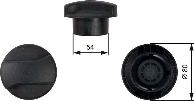 Крышка, резервуар охлаждающей жидкости Gates. Артикул RC224