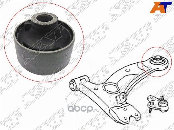 Сайлентблок RR вертик переднего нижнего рычага T (SAT). Артикул ST4865542050