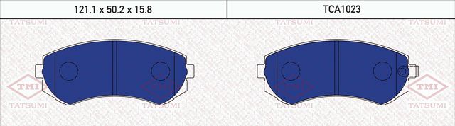 Колодки тормозные NISSAN ALMERA 97- передн. (Tatsumi). Артикул TCA1023