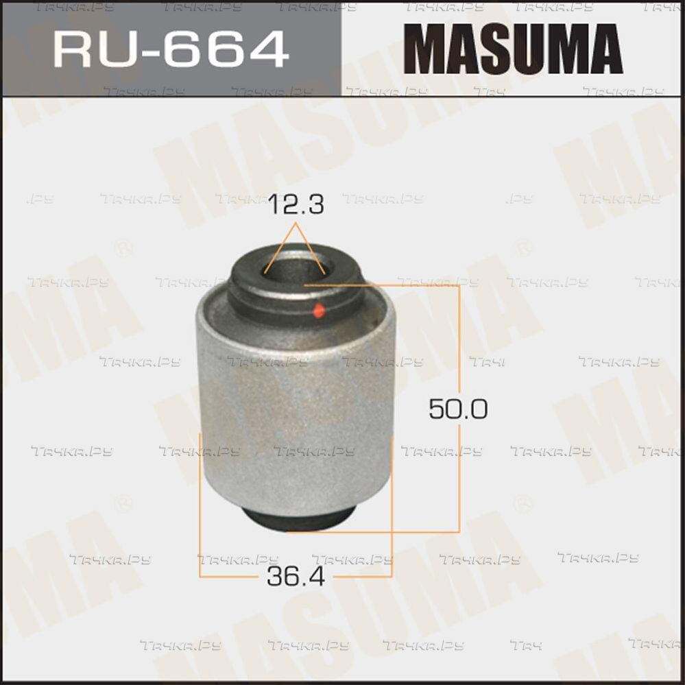 Сайлентблок заднего рычага подвески Masuma. Артикул RU-664