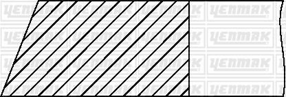 Поршневые кольца Yenmak для Mazda 323 VI (BJ) 1994-1998. Артикул 91-09419-000