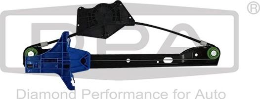 Стеклоподъемник DPA задний левый для Volkswagen Golf V 2003-2009. Артикул 88391803402