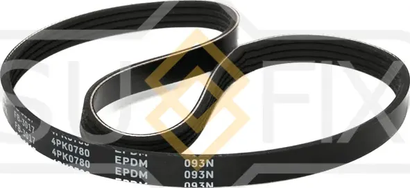 Ремень поликлиновый 4PK0780 (Sufix). Артикул FB3017