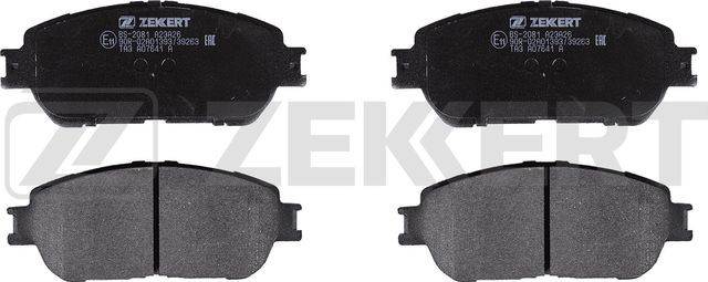 Тормозные колодки Zekkert. Артикул BS-2081