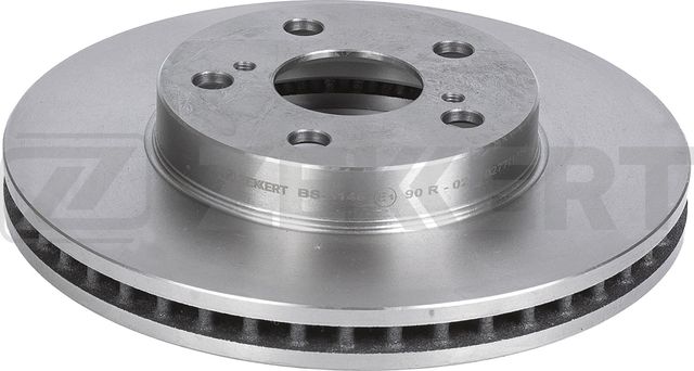Тормозной диск Zekkert передний для Toyota Prius III (XW30) 2008-2011. Артикул BS-5146