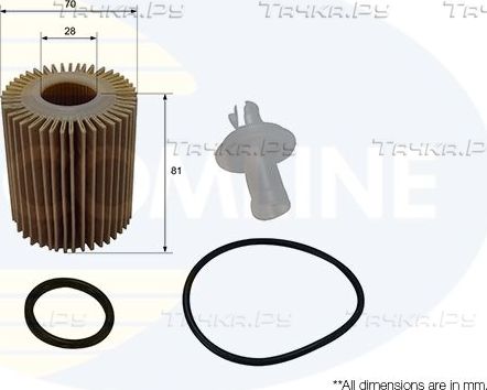 Масляный фильтр Comline для Toyota Avensis III 2008-2018. Артикул CTY11172