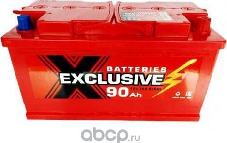 аккумулятор EXCLUSIVE 90 А/ч 700A обр. п. (353х175х190) Казахстан (ETN-590 402 0. Артикул 6CT90VL0