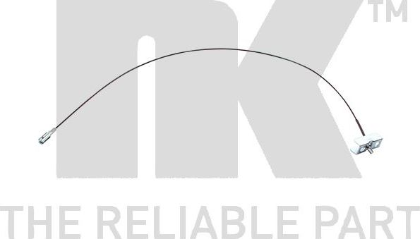 Трос ручника (тросик ручного тормоза) NK. Артикул 9036182