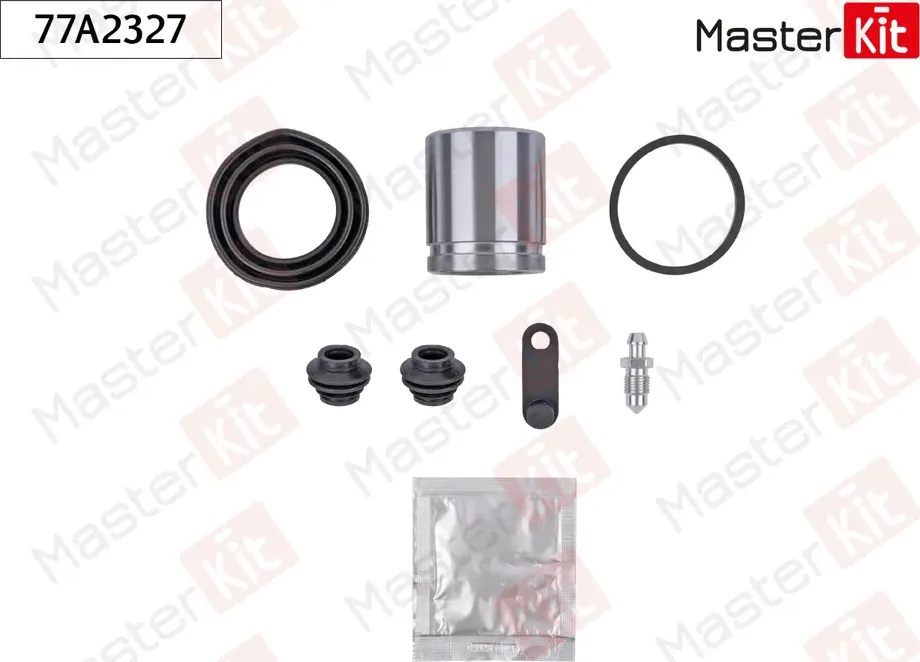 Ремкомплект тормозного суппорта+поршень Kia SORENTO II (XM) 2009 (Master KIT). Артикул 77A2327