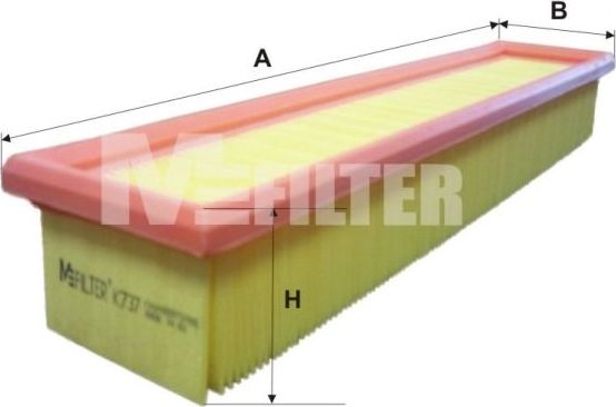 Воздушный фильтр MFilter. Артикул K 737