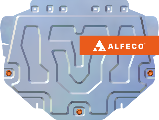 Защита алюминиевая Alfeco для картера и КПП Mazda 6 III 2012-2026. Артикул ALF.13.070al