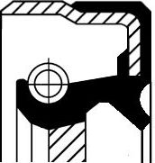 Сальник Corteco (АСМ (полиакриловый каучук)). Артикул 01037090B