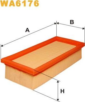 Воздушный фильтр WIX Filters. Артикул WA6176