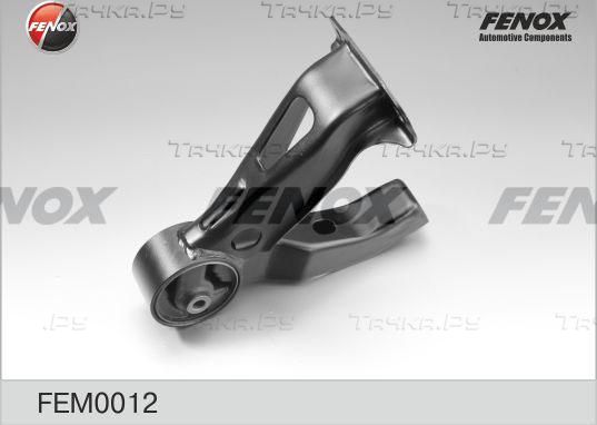 Подушка (опора) двигателя Fenox задняя для Mitsubishi Lancer X 2008-2017. Артикул FEM0012