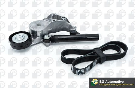 Приводной ремень поликлиновой с роликами (комплект) BGA для SEAT Leon I 1999-2005. Артикул DB9604K