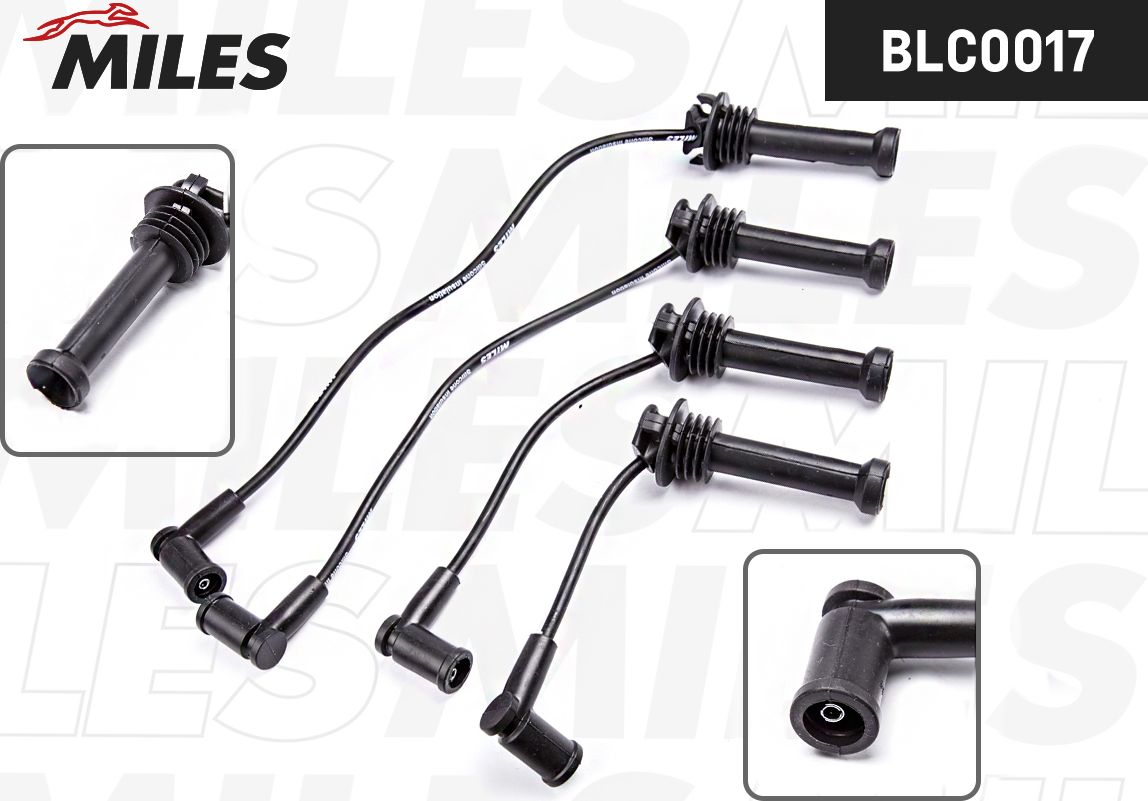 Высоковольтные провода (провода зажигания) (комплект) Miles. Артикул BLC0017