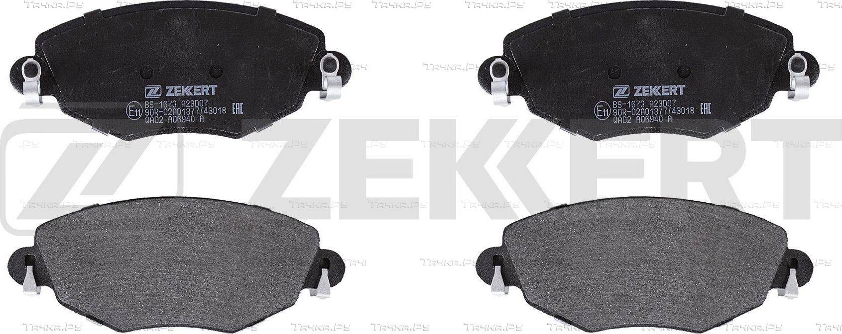 Тормозные колодки Zekkert передние для Ford Mondeo III 2000-2007. Артикул BS-1673