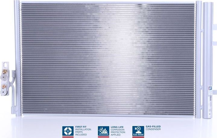 Радиатор кондиционера (конденсатор) Nissens (алюминий). Артикул 940226