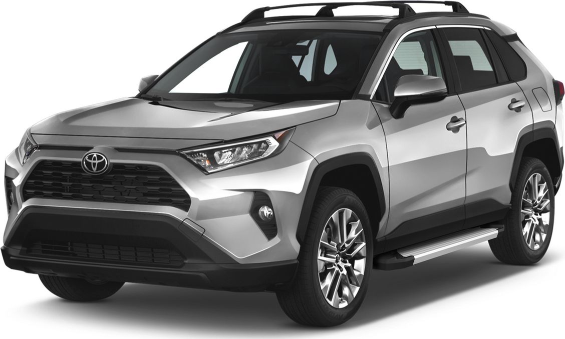 Пороги алюминиевые AutoMax Silver для Toyota RAV4 XA50 2019-2026. Артикул AMS.F180S.5701.1