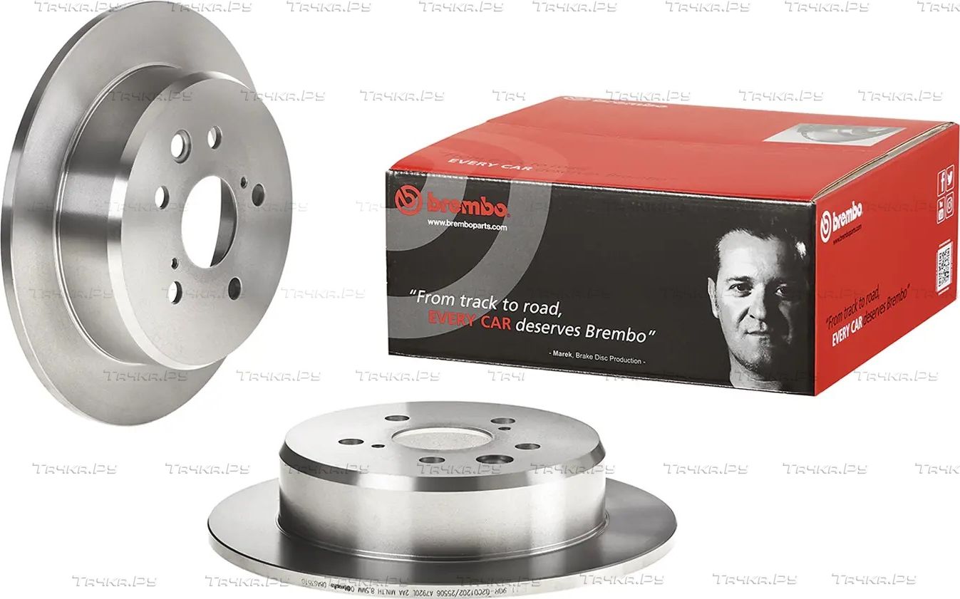 Тормозной диск Brembo PRIME LINE для Toyota Mark X I 2004-2009. Артикул 08.A635.10