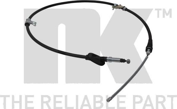 Трос ручника (тросик ручного тормоза) NK. Артикул 904017