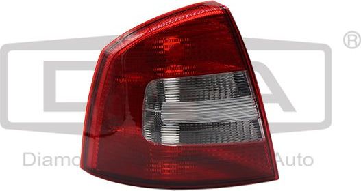 Фонарь задний DPA левый для Skoda Octavia A5 2004-2013. Артикул 89450875302