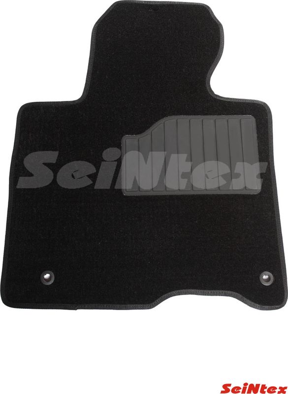 Коврики текстильные Seintex на нескользящей основе для салона Hyundai Santa Fe IV 2018-2020. Артикул 89686